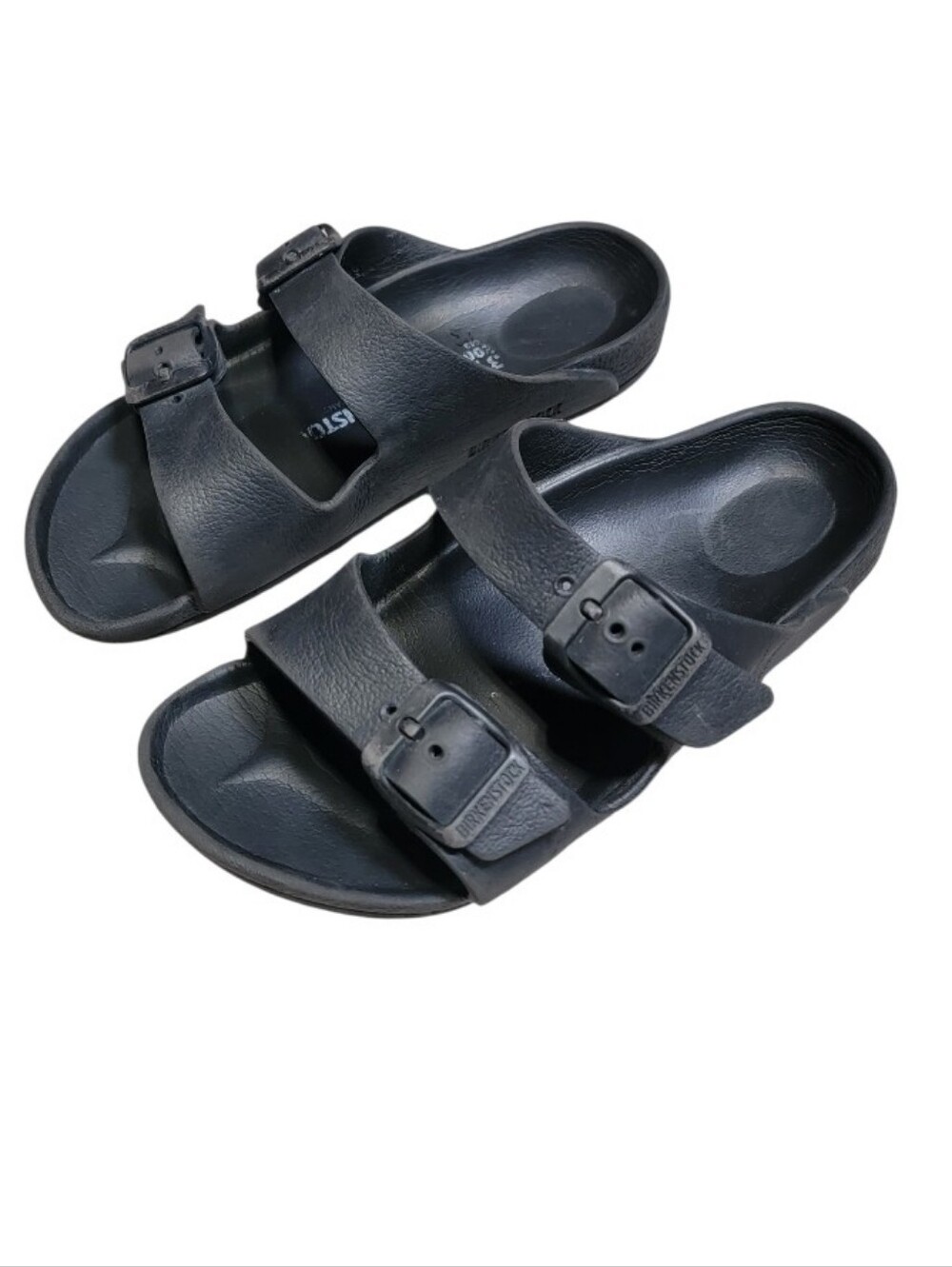 Birkenstock Little Girls Black Arizona Eva Sandals